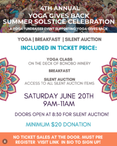Read more about the article Yoga Gives Back Summer Solstice Celebration (MI)