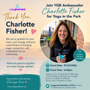 Read more about the article Yoga in the Park with YGB Ambassador Charlotte Fisher